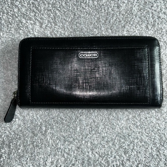 Coach Black Wallet - Picture 1 of 9
